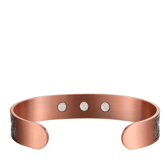 COPPER BRACELET WITH MAGNETS CELTIC TREE DESIGN BY ATOMIC29