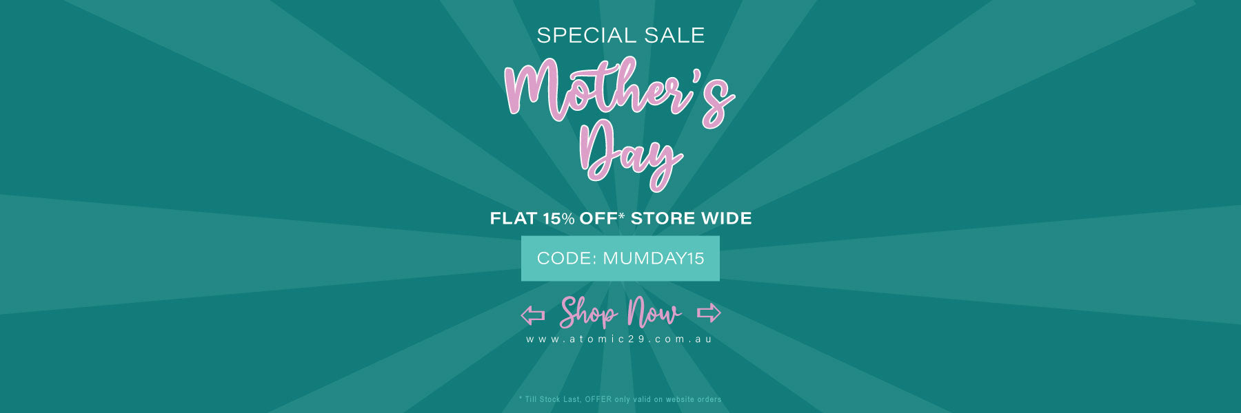 MOTHERS DAY 2025 ATOMIC29 BANNER
