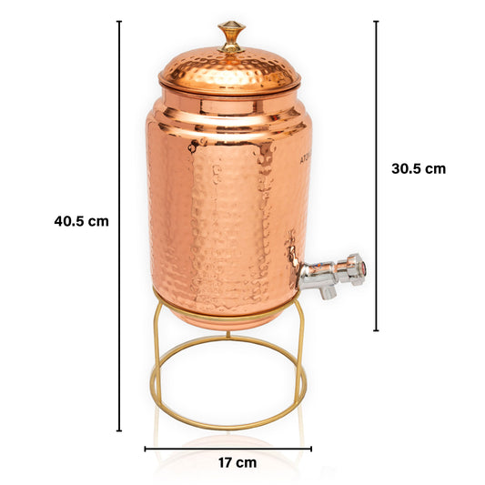 copper container dimension
