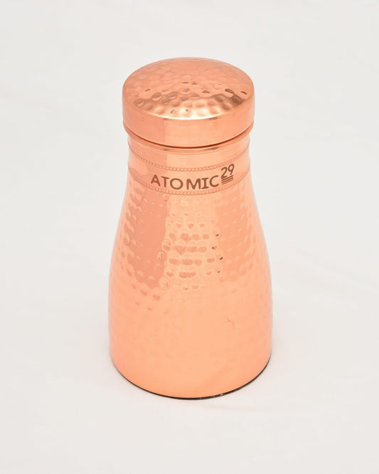 COPPER WATER BEDSIDE JAR WITH LID TURNING INTO CUP BY ATOMIC29