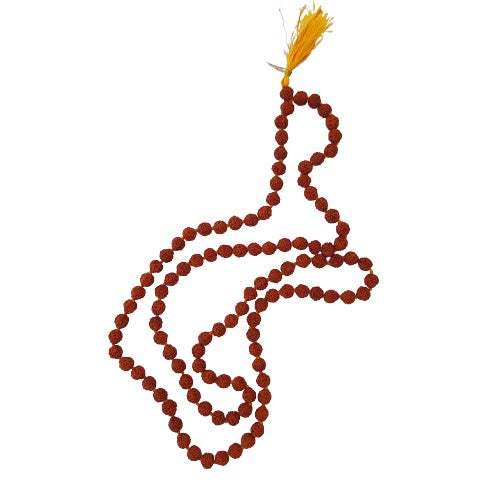 RUDRAKSHA MALA WITH 108 BEADS FOR ROASRY PRAYING NECKLACE