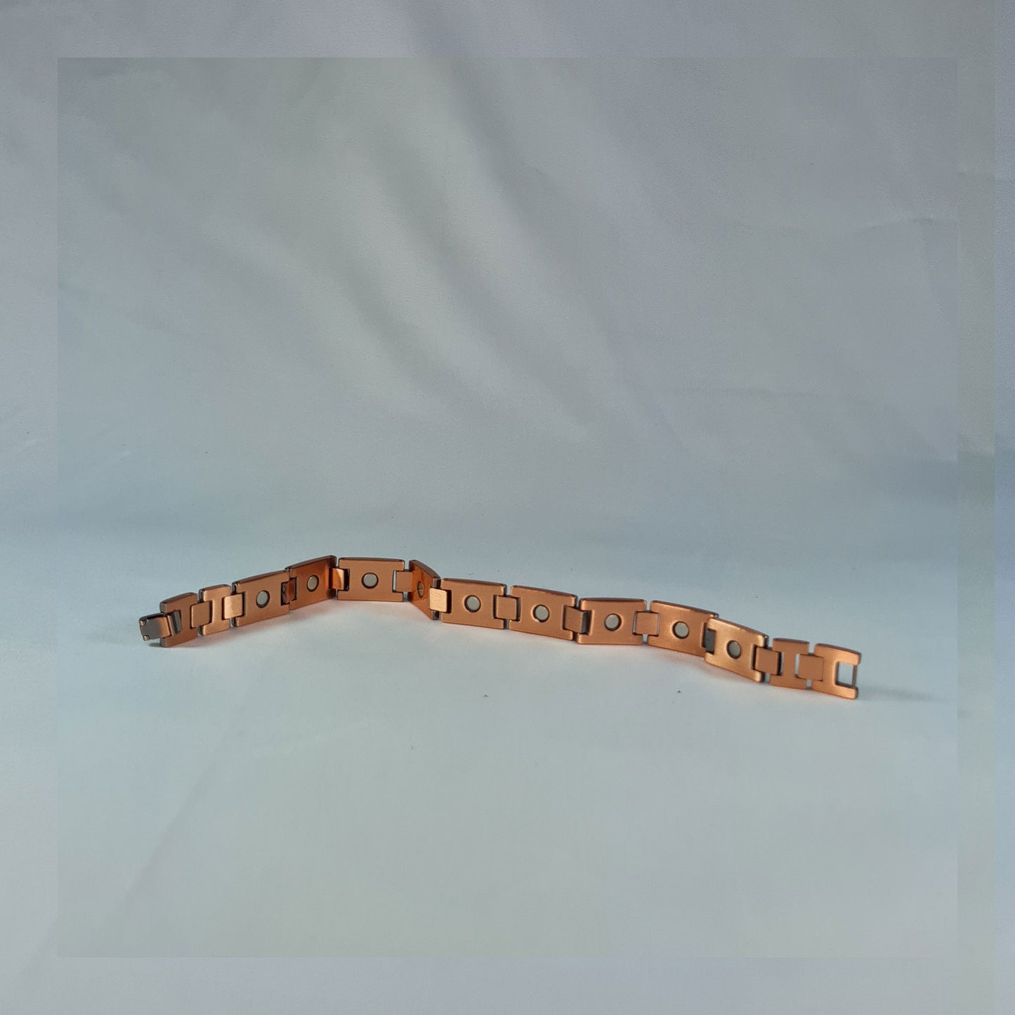 FLEXI COPPER BRACELET WITH MAGNETS CARBON FIBRE INLAY DESIGN BY ATOMIC29