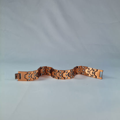 FLEXI COPPER BRACELET WITH MAGNETS HEXA DESIGN BY ATOMIC29