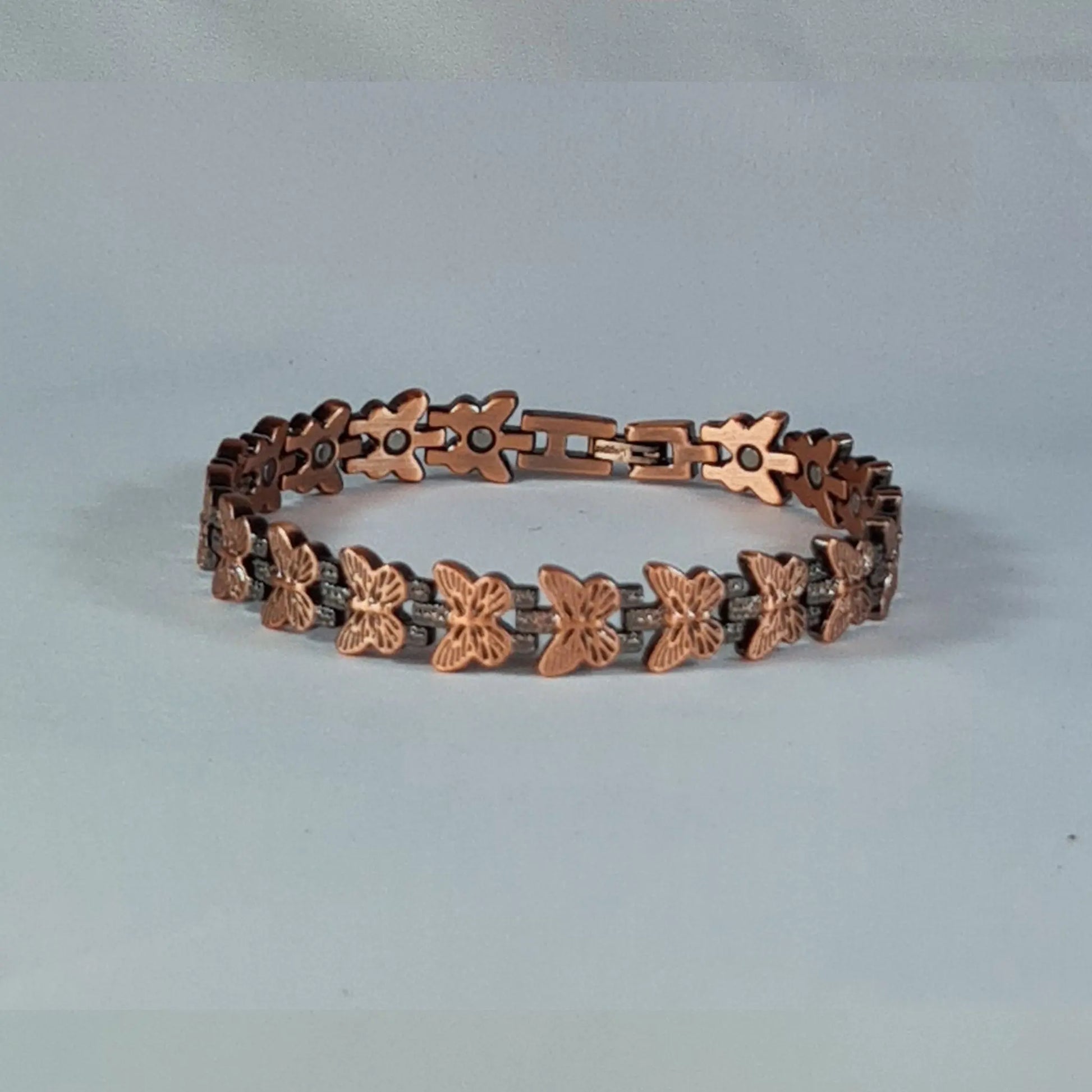 butterfly copper flexi bracelet