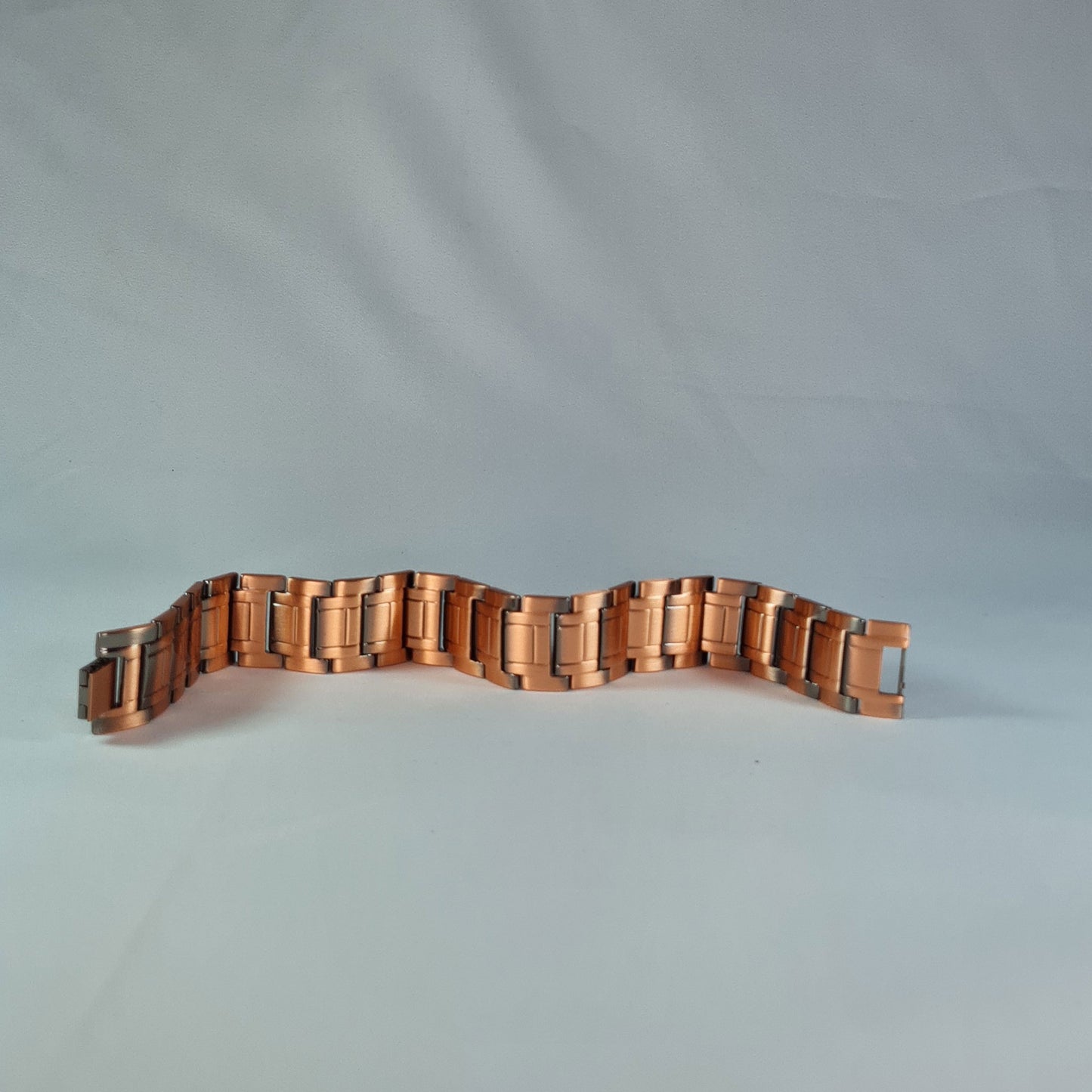 flexi range stud magnetic copper bracelet front full view