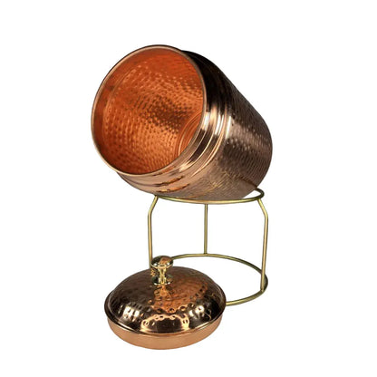 Copper Water Container 5L inside view - Atomic29