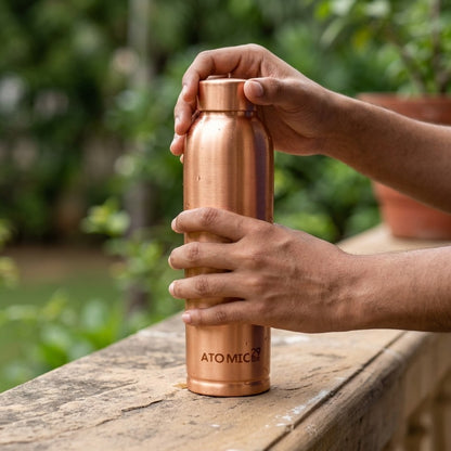 Handcrafted Pure Copper Water Bottle 950ml | CHOICE