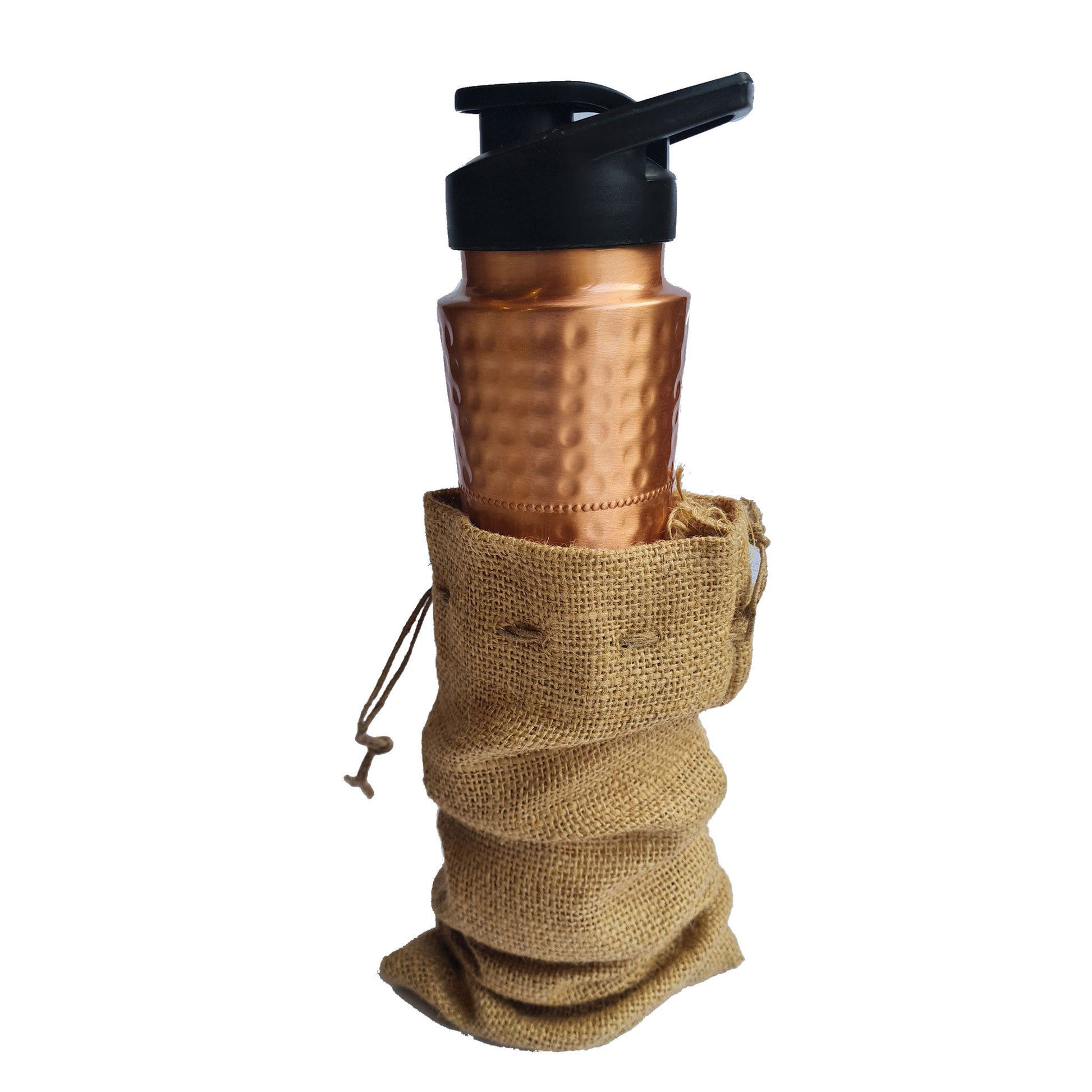 COPPER WATER BOTTLE HAMMERED POP TOP DESIGN BY ATOMIC29