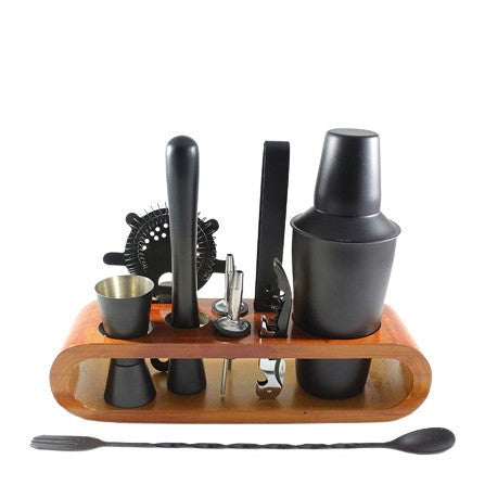 BARTENDER KIT OF 11 PIECES IN MATTE BLACK FINISH BY ATOMIC29