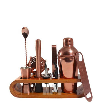 BARTENDER KIT OF 11 PIECES IN ROSE GOLD FINISH BY ATOMIC29