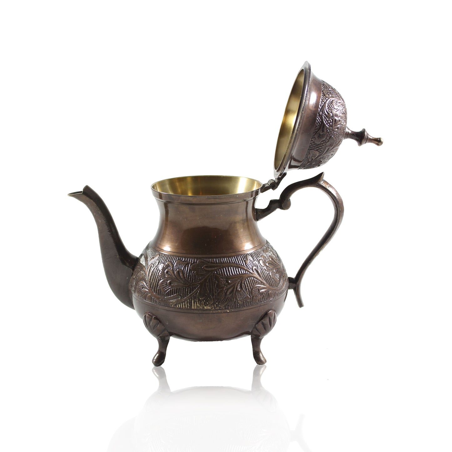 ROYAL TEA SET MADE OF BRASS SET OF 10 PIECES BY ATOMIC29